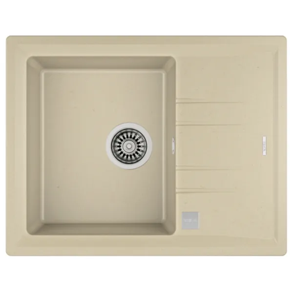 Кухонная мойка Teka Stone 45S TG 1B 1D 65 x 51 / Искусственный камень / Бежевый photo 1