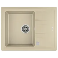 Chiuvetă Teka Stone 45S TG 1B 1D 65 x 51 / Piatră artificială / Beige