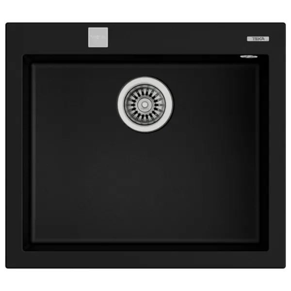 Кухонная мойка Teka Forsquare 50.40 TG 57 x 50 / Искусственный камень / Черный photo 1