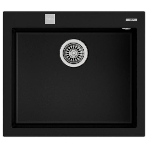 Кухонная мойка Teka Forsquare 50.40 TG 57 x 50 / Искусственный камень / Черный photo 1