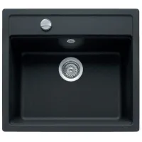 Chiuvetă Teka Menorca 60S TG 1B 57 x 51 / Piatră artificială / Black