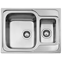 Кухонная мойка Teka Classic 1 1/2 B 65 x 50 / Нержавеющая сталь / Серебряный