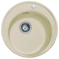 Chiuvetă Teka Centroval 45 TG 51 x 51 / Piatră artificială / Beige