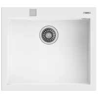 Chiuvetă Teka Forsquare 50.40 TG 57 x 50 / Piatră artificială / White