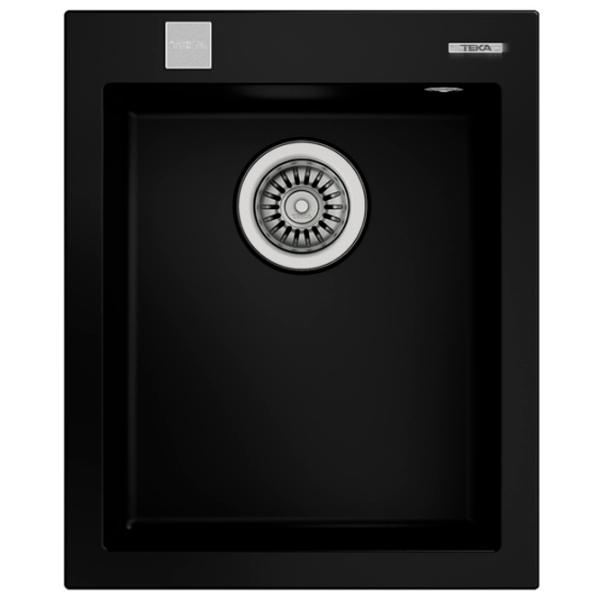 Кухонная мойка Teka Forsquare 34.40 TG 50 x 41 / Искусственный камень / Черный photo 1