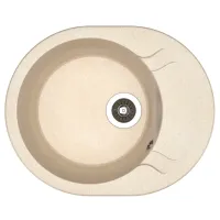 Chiuvetă Dr.Gans Berta 580 58 x 47 / Piatră artificială / Beige Latte