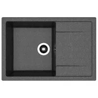 Chiuvetă Dr.Gans Tehno 760 76 x 51 / Piatră artificială / Grafit