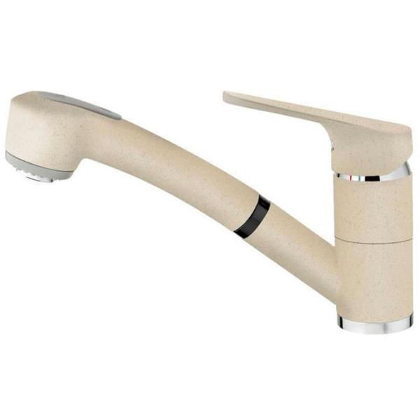Смеситель для кухни Teka MTP 978 granit TOPASBEIGE Однорычажный/ выдвижной/ Латунь/ Бежевый photo 1