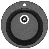 Chiuvetă Dr.Gans Gala 51 x 51 / Piatră artificială / Black