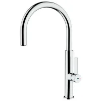 Baterie pentru bucătărie Teka FOT 995 Chrome Mono comandă/ pivotantă/ Alamă/ Crom