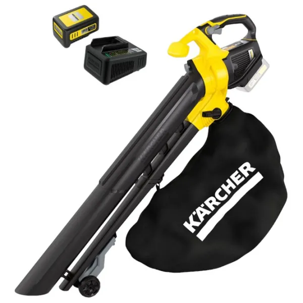 Suflantă de frunze KARCHER BLV 18-200 Battery + Kit 1.444-100.01 cu acumulator/ Yellow photo 1