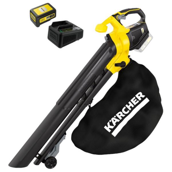 Suflantă de frunze KARCHER BLV 18-200 Battery + Kit 1.444-100.01 cu acumulator/ Yellow photo 1