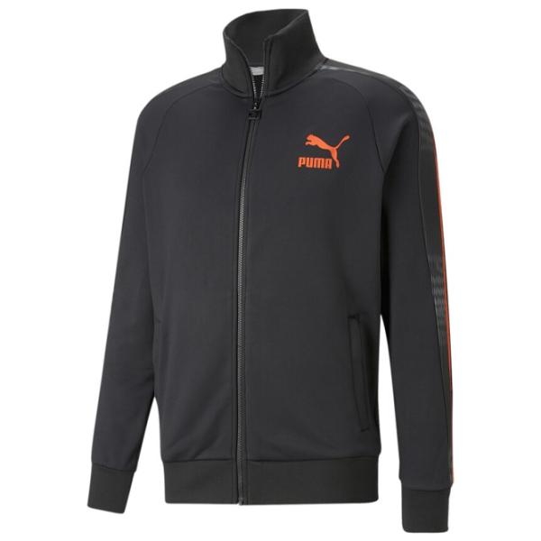 Hanorac pentru bărbați Puma T7 Sport Track Jacket Pt Strâmt/ Black photo 1