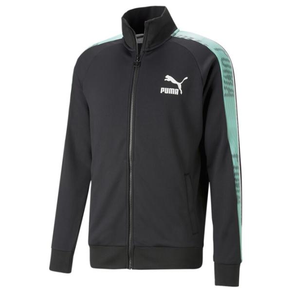 Hanorac pentru bărbați Puma T7 Sport Track Jacket Pt Strâmt/ Black photo 1