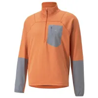 Hanorac pentru bărbați Puma M Seasons Polypropylene Raincell 1|2 Zip Drept/ Orange