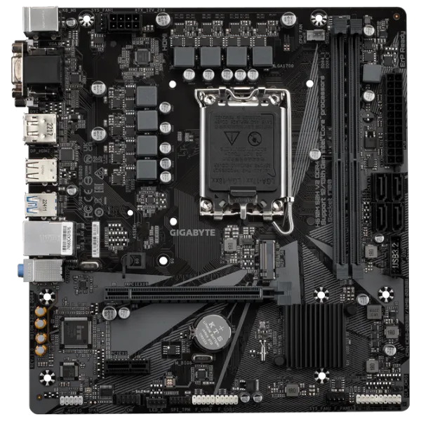 Placă de bază Gigabyte H610M S2H V2 mATX/ Intel H610M photo 1