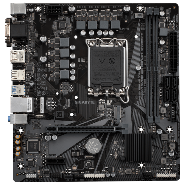Placă de bază Gigabyte H610M S2H V2 mATX/ Intel H610M photo 1
