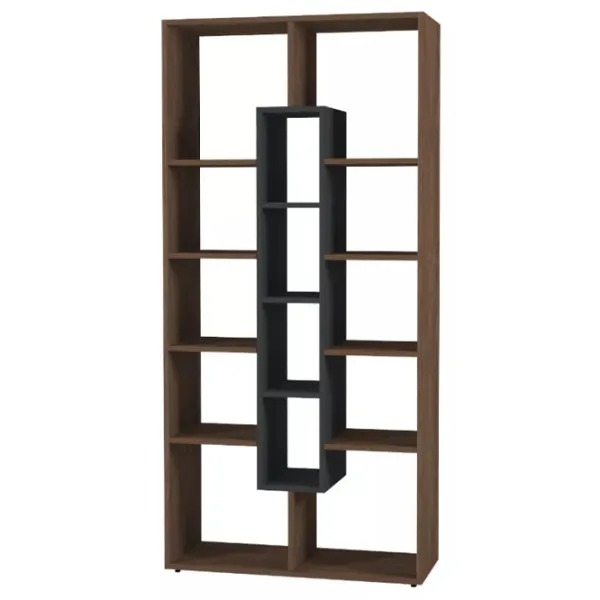 Etajeră Fabrik Home Tom 187 x 90 x 35 cm/ LPAL/ Walnut photo 1 Etajeră Fabrik Home Tom 187 x 90 x 35 cm/ LPAL/ Walnut photo 1