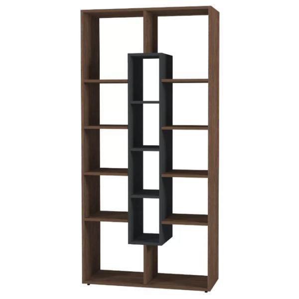 Etajeră Fabrik Home Tom 187 x 90 x 35 cm/ LPAL/ Walnut photo 1 Etajeră Fabrik Home Tom 187 x 90 x 35 cm/ LPAL/ Walnut photo 1