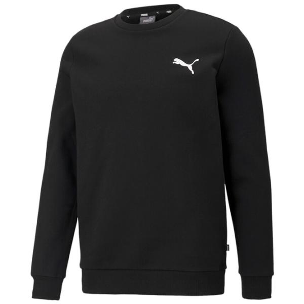 Hanorac pentru bărbați Puma Ess Small Logo Crew Fl Drept/ Black photo 1