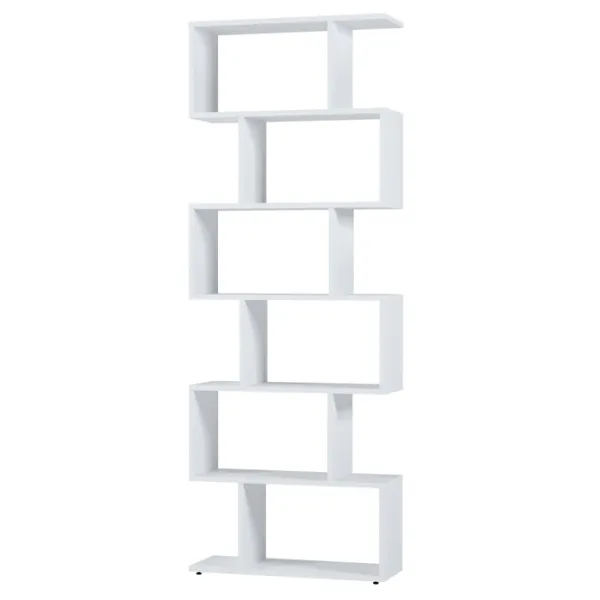 Etajeră Fabrik Home Wally 191 x 80 x 25 cm/ LPAL/ White photo 1