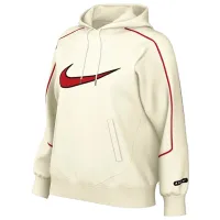 Толстовка для женщин Nike Sportswear Oversized Fleece Pullover Бежевый