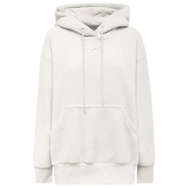 Hanorac pentru femei Nike Sportswear Plush Oversized Pullover White photo 1