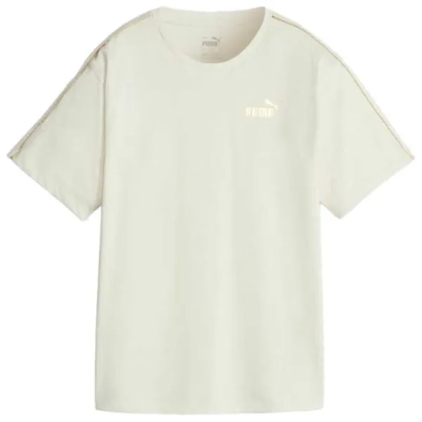 Tricou pentru femei Puma Ess+ Minimal Gold Tee Alpine Snow Bumbac/ Beige photo 1 Tricou pentru femei Puma Ess+ Minimal Gold Tee Alpine Snow Bumbac/ Beige photo 1