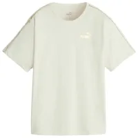 Tricou pentru femei Puma Ess+ Minimal Gold Tee Alpine Snow Bumbac/ Beige