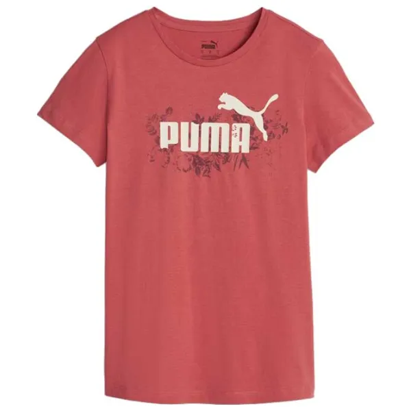 Tricou pentru femei Puma Ess+ Floral Vibes Graphic Tee Bumbac/ Red photo 1