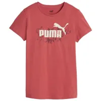 Tricou pentru femei Puma Ess+ Floral Vibes Graphic Tee Bumbac/ Red