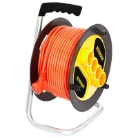 Удлинитель на катушке RTRMAX REM32520 30 м Желтый