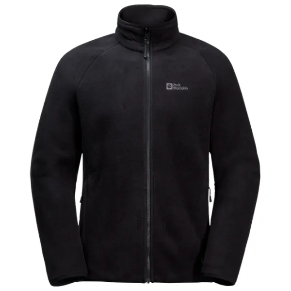 Hanorac pentru bărbați Jack Wolfskin Waldsteig Fz M Drept/ Black photo 1