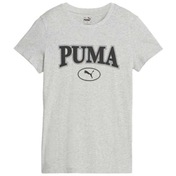 Tricou pentru femei Puma Squad Graphic Tee 20% poliester/ Gray photo 1