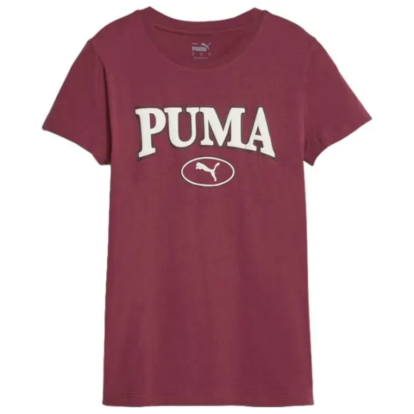 Tricou pentru femei Puma Squad Graphic Tee 20% poliester/ Red photo 1