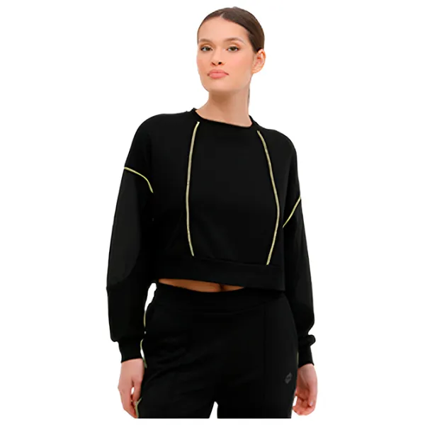 Hanorac pentru femei Lotto W-BETHANY C NECK SWT 4FX Black photo 1 Hanorac pentru femei Lotto W-BETHANY C NECK SWT 4FX Black photo 1