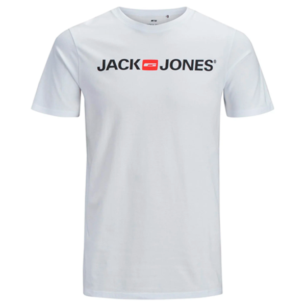 Tricou pentru bărbați Jack & Jones 1P 12137126 Bumbac/ White photo 1