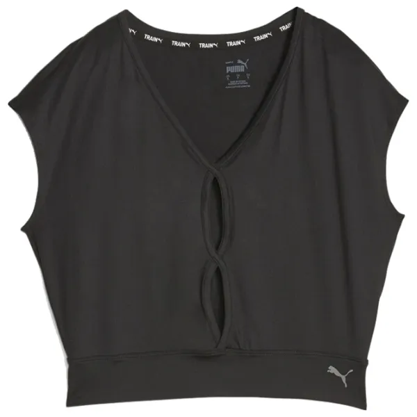 Футболка для женщин Puma Studio Yogini Lite Trend Tee 6 % эластан/ Черный photo 1