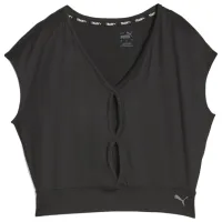 Футболка для женщин Puma Studio Yogini Lite Trend Tee 6 % эластан/ Черный