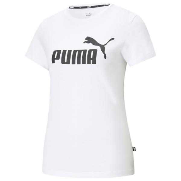 Футболка для женщин Puma Ess Logo Tee Хлопок/ Белый photo 1