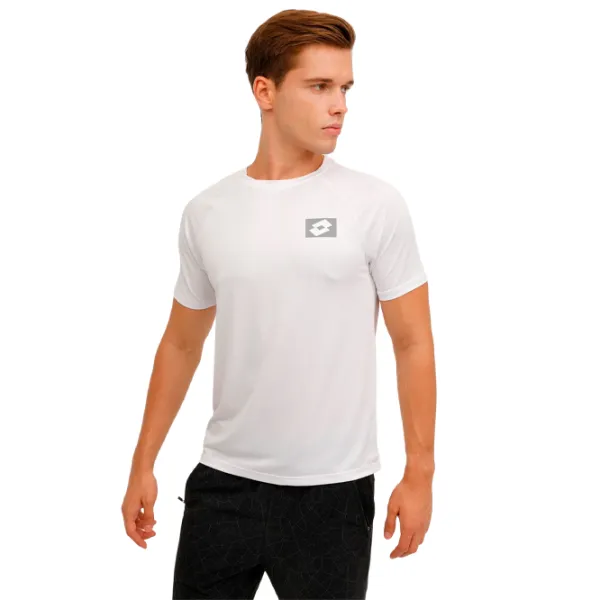 Tricou pentru bărbați Lotto 3W M-ALDO T-SH 3PR Polyester/ White photo 1