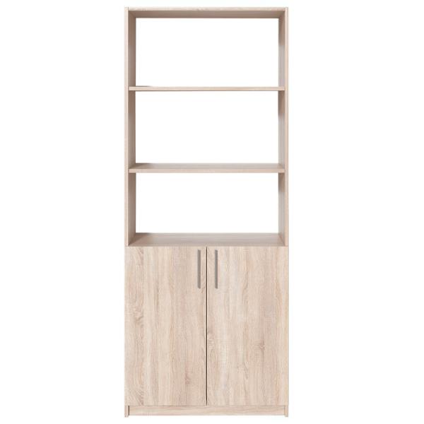Шкаф с полками Fabrik Home Office-Line №1 200см x 80см x 40см/ ДСП/ Дуб Сонома photo 1