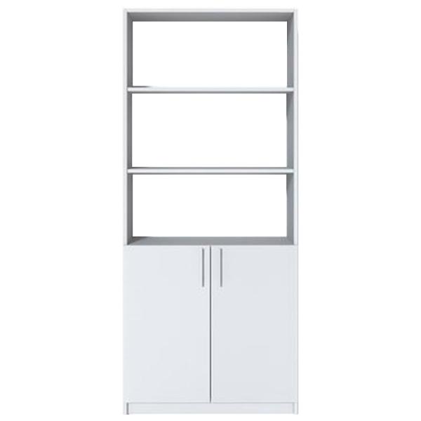 Dulap cu polițe Fabrik Home Office-Line №1 200 x 80 x 40/ PAL/ Frasin alb photo 1