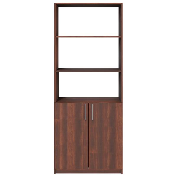 Dulap cu polițe Fabrik Home Office-Line №1 200 x 80 x 40/ PAL/ Nuc Închis photo 1