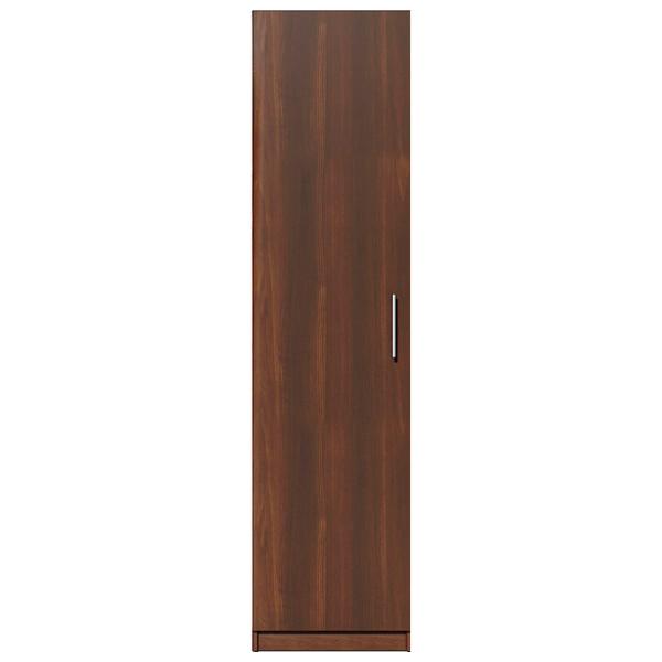 Шкаф Fabrik Home Office-Line №6 200см x 50см x 40см/ ЛДСП/ Орех тёмный photo 1