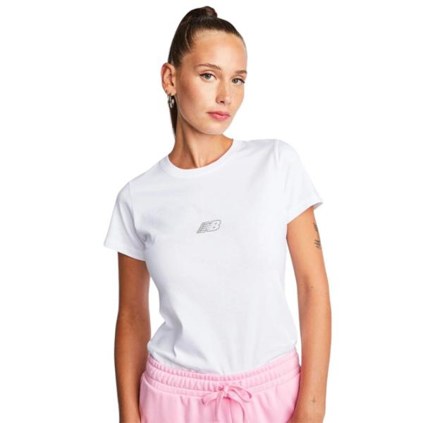 Tricou pentru femei New Balance Shirt Essentials Bumbac/ Black photo 1
