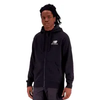 Толстовка для мужчин New Balance Essentials Stacked Logo Прямой/ Черный