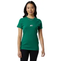 Футболка для женщин New Balance Shirt Essentials Хлопок/ Зелёный