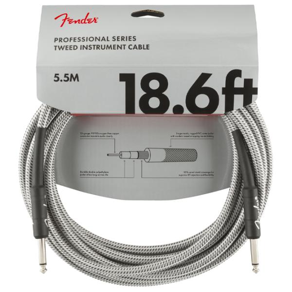 Cablu audio Fender Professional Series Textil/ Gray photo 1