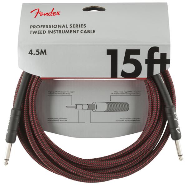 Аудио кабель Fender Professional Series Textil/ Красный photo 1